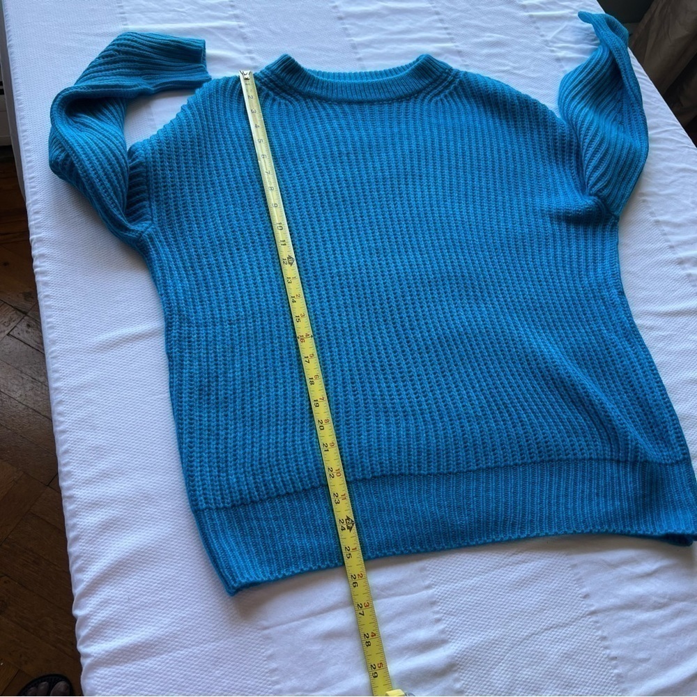 Golden Earth Studio Crew Neck Sweater in Blue Size Medium - Picture 7 of 10